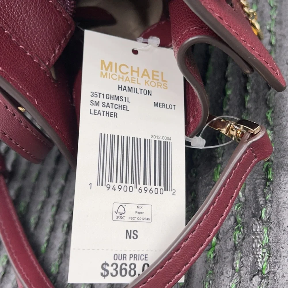 Michael Kors Hamilton Small Satchel Shoulder Crossbody Bag